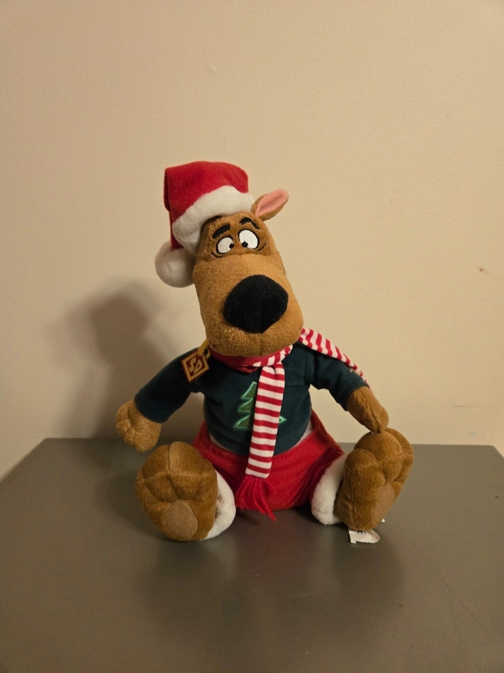 Gemmy Animated Singing Scooby-Doo Christmas 12" Plush Toy - 2001